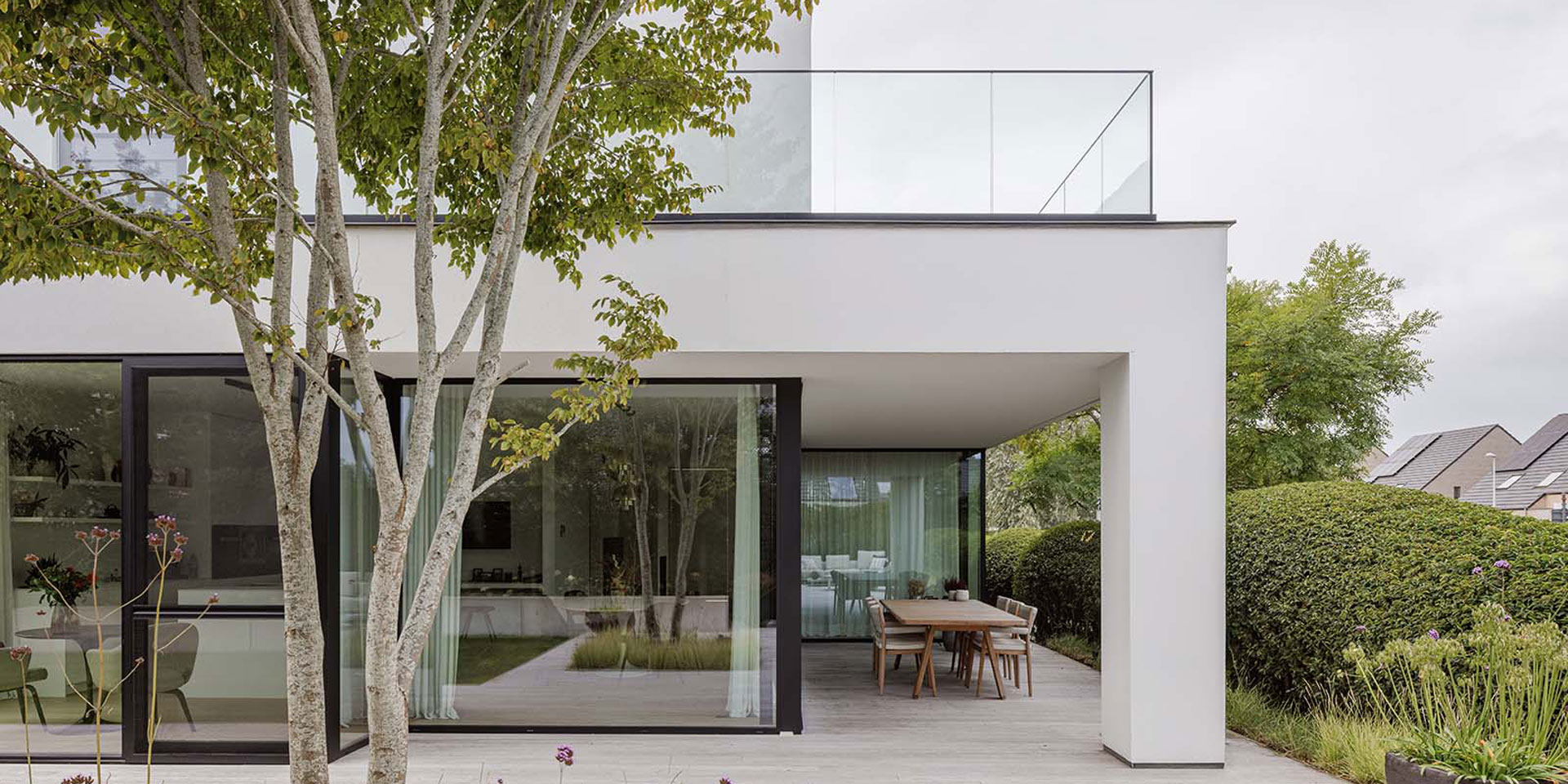 Moderne villabouw voor levenslang wonen aan de zee